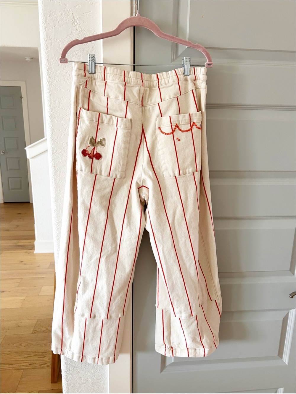 Anthropologie The Izzie Relaxed Pull-On Barrel Pants by Pilcro: Striped Edition - Picture 9 of 9
